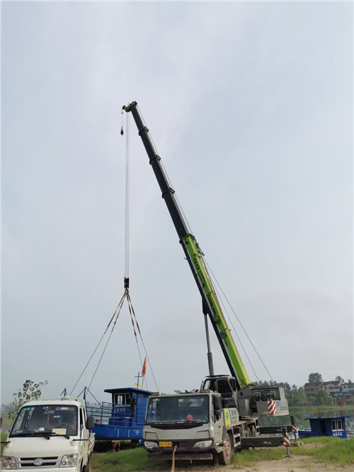 克拉玛依区桥梁建设吊装案例